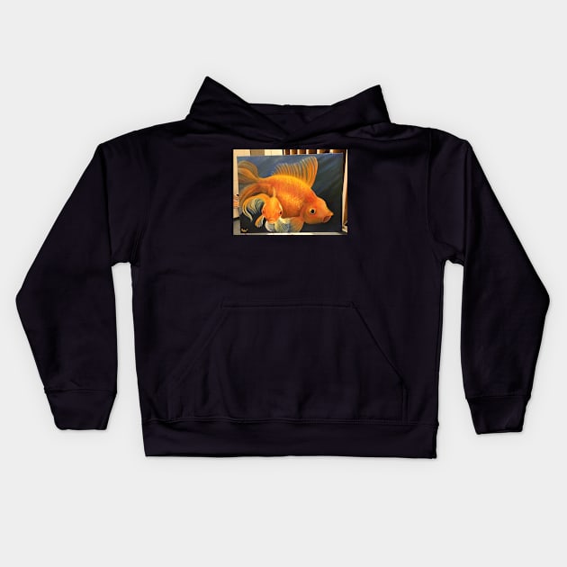 Goldfish Kids Hoodie by Unicornarama